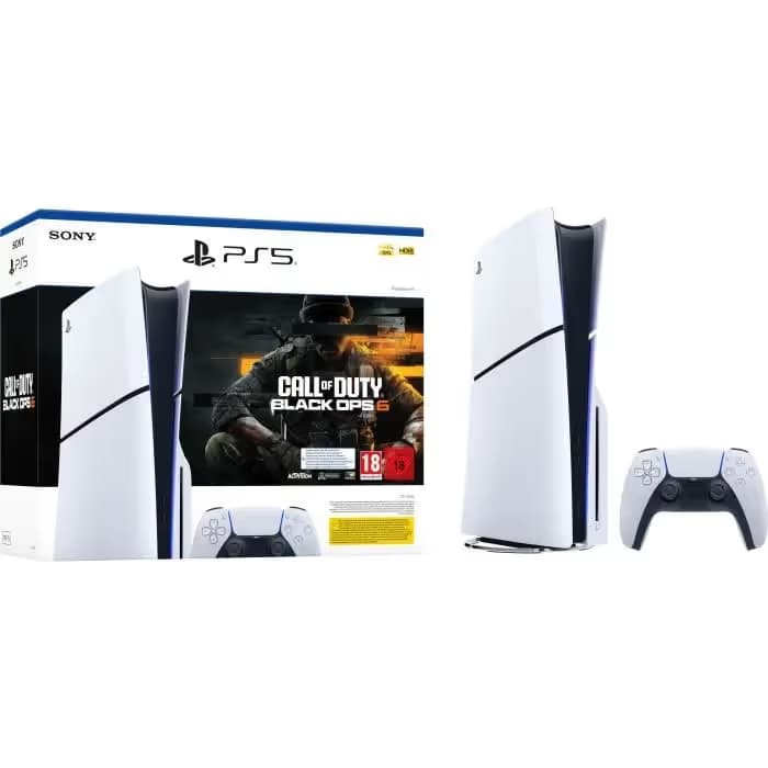 Pack PS5 Standard : Console PlayStation 5 (modèle Slim) + Call of Duty : Black Ops 6 (code dans la boite) 1