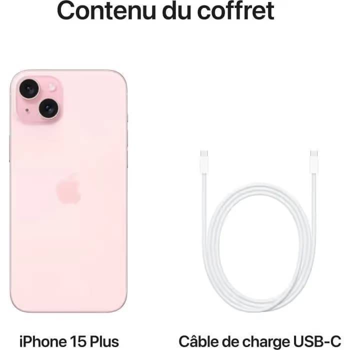 iPhone 15 Plus 128Go - Rose 4