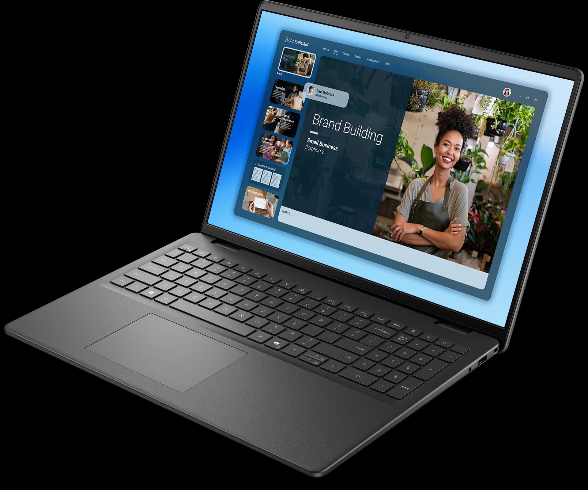 Pc Portable Dell 16 DC16250 Core 5 8Go 512Go SSD - Noir 3