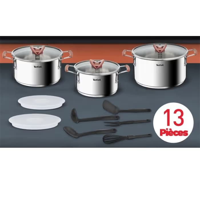 Pack TEFAL De 13 Pièces - Inox 4