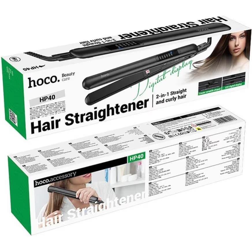 Lisseur Cheveux Hoco HP40 Céramique  - Noir 2