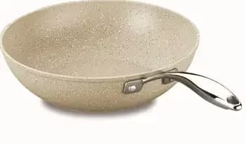 Poêle Wok Perla KORKMAZ A1267 26 cm - Beige 1