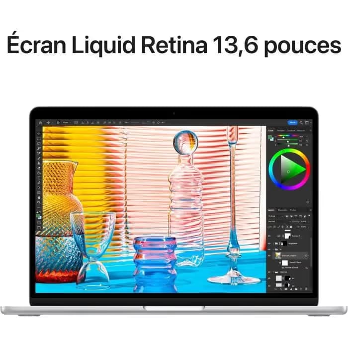 Apple - 13,6" MacBook Air M2 - RAM 16Go - Stockage 256Go - Gris Sidéral (MC7U4FN/A)  5