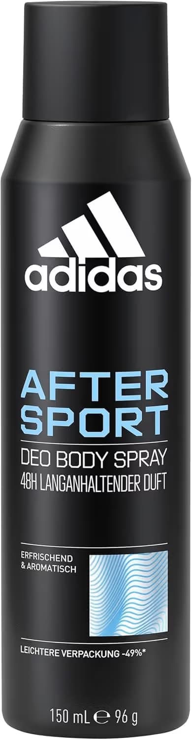 Adidas Déodorant Spray After Sport pour Homme - 150ML   1