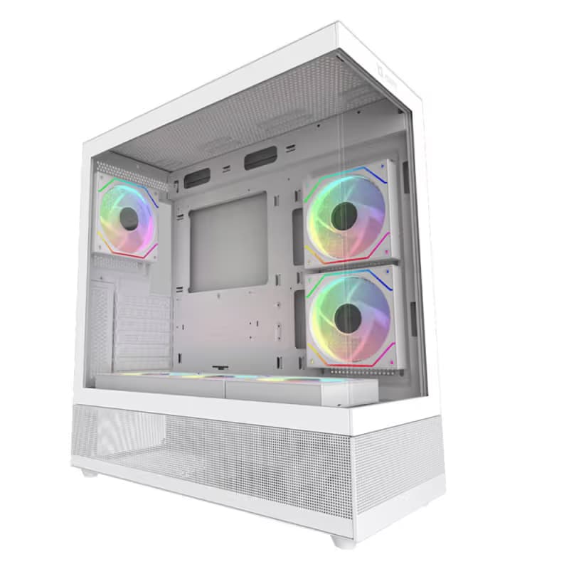 Boitier Gamer AQIRYS Antila ARGB - Blanc 1