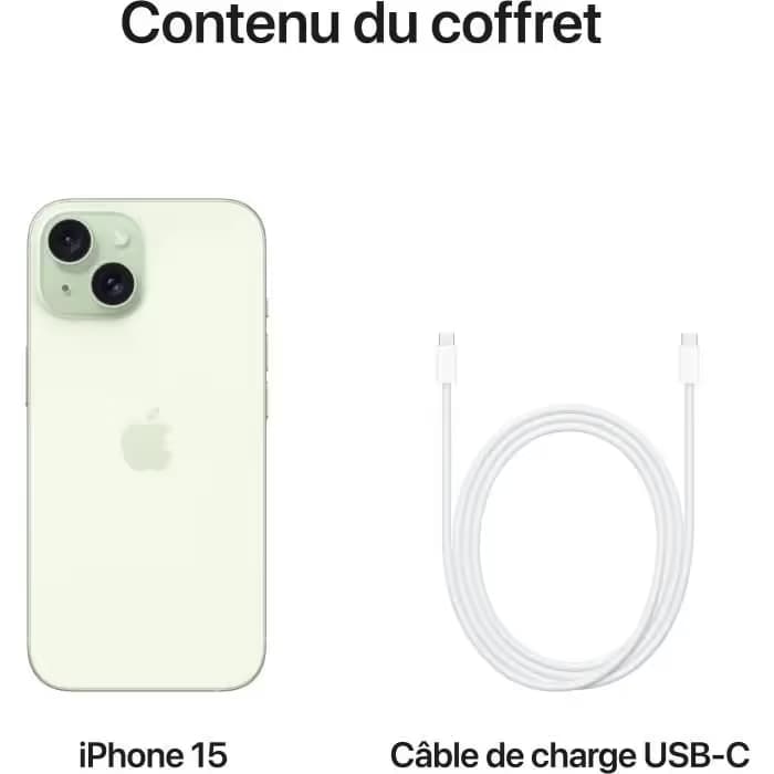 iPhone 15 256Go - Vert  4
