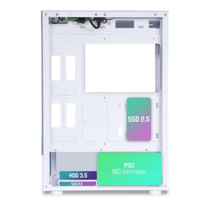 Boitier Gamer Spirit of Gamer Spectra Artic ARGB - Blanc 2