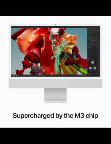 iMac  24" Retina 4.5K puce Apple M3 8C GPU 256GO SSD-Silver 5