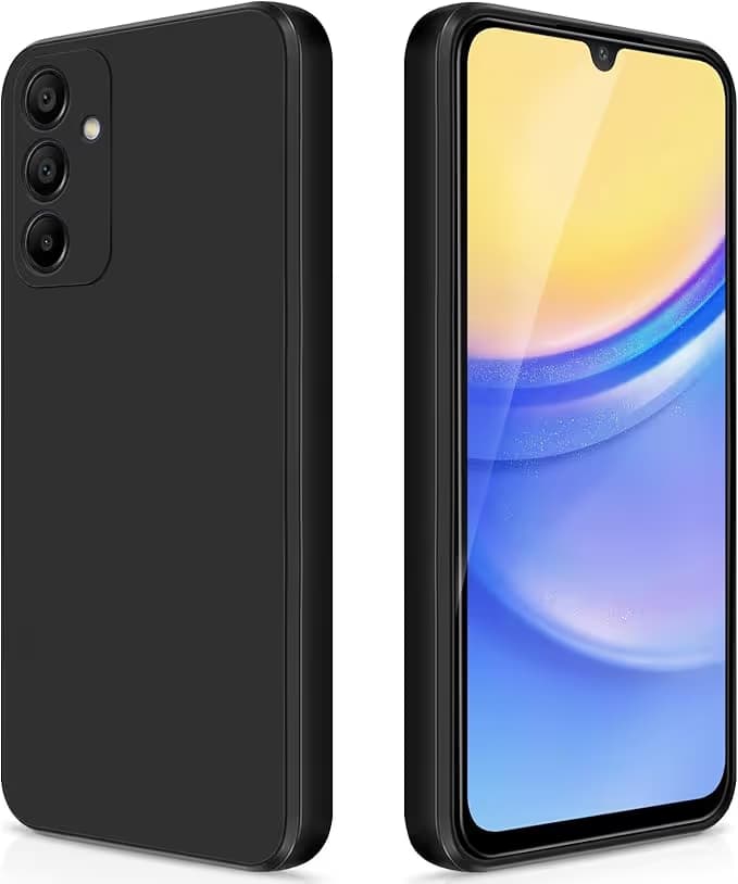 Coque En Silicone Pour Smartphone SAMSUNG Galaxy A15 - Noir 1