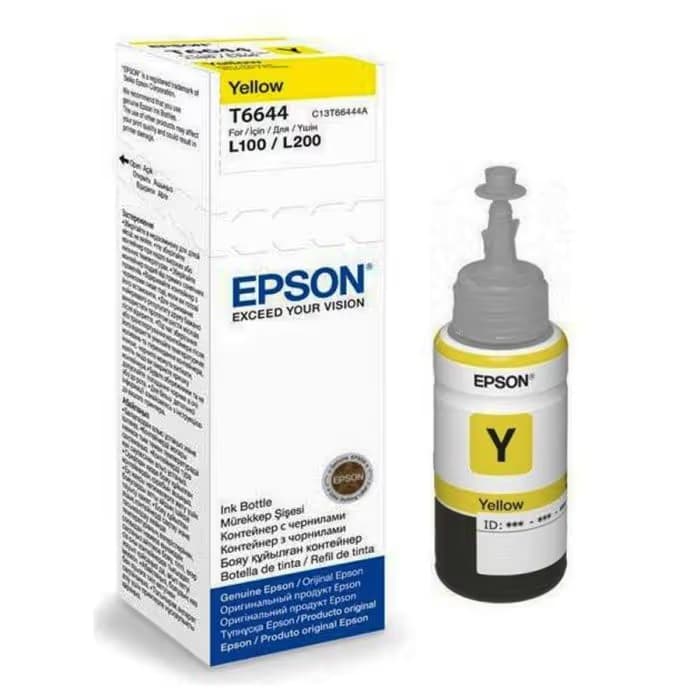 Bouteille d'Encre Original Epson T6644- Jaune (C13T66444A) 1