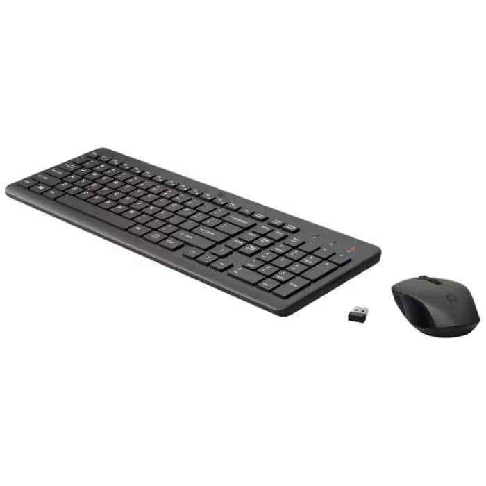 Ensemble Clavier & Souris sans Fil HP 330 Combo AZERTY Arabisé - Noir 4