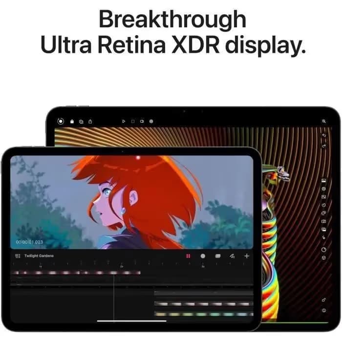 Apple - iPad Pro M4- 11" - WiFi + Cellulaire - 256 Go - Noir sidéral 3