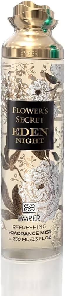  Flower's Secret Eden Night Brume Corporelle Parfumée pour Femme - 250ML