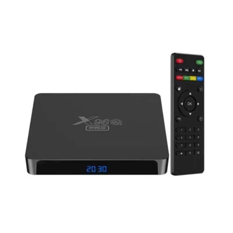 BOX TV Android X96Q Pro 2GO 16GO + 12 mois abonnement IPTV Gratuit