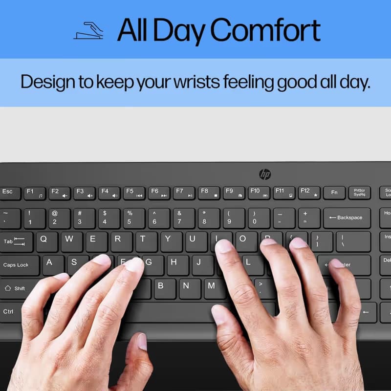 Clavier Filaire HP 150 AZERTY - Noir 5