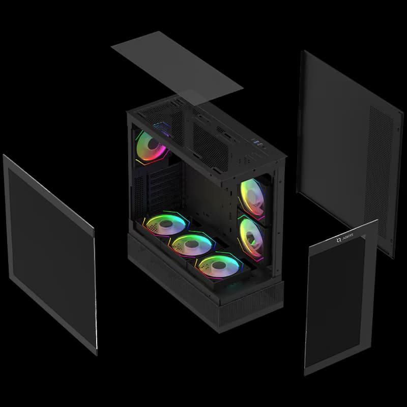 Boitier Gamer AQIRYS Antila ARGB - Noir 9