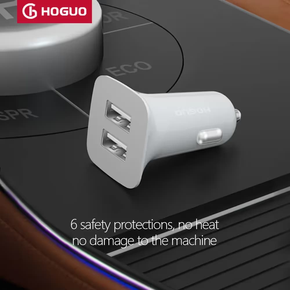 Chargeur de voiture Hoguo GA-11  2.4A 2