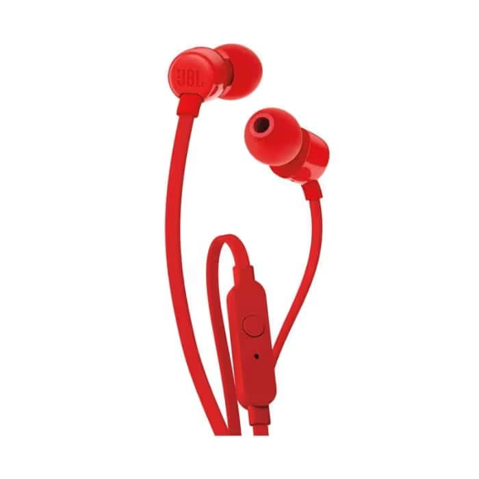 Écouteur Filaire JBL T110 - Rouge 2