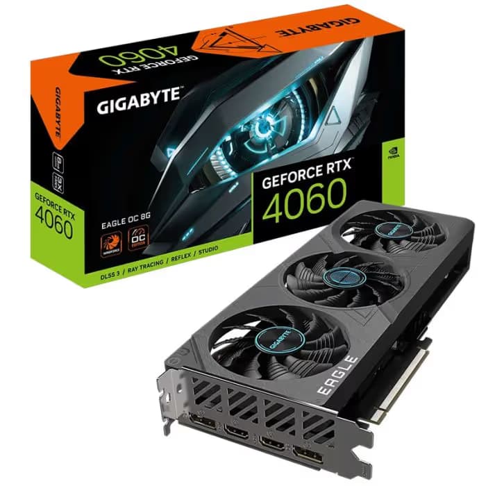 Carte Graphique Gigabyte GeForce RTX 4060 EAGLE OC-8GD 7