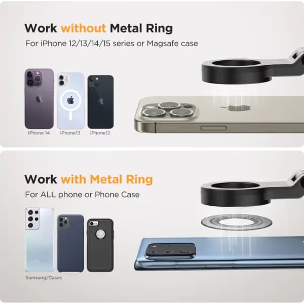 Support de téléphone de voyage magnétique JR-ZS365 4