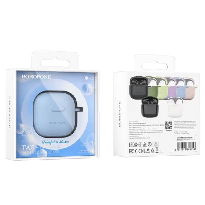 Écouteurs Sans Fil BOROFONE BW29 - Bleu Ciel 3