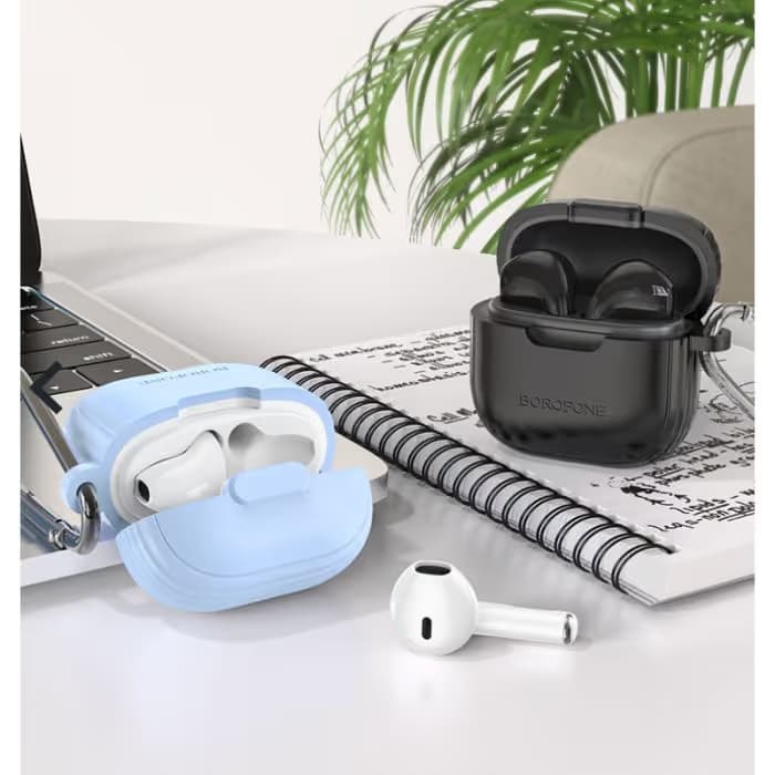 Écouteurs Sans Fil BOROFONE BW29 - Bleu Ciel 4