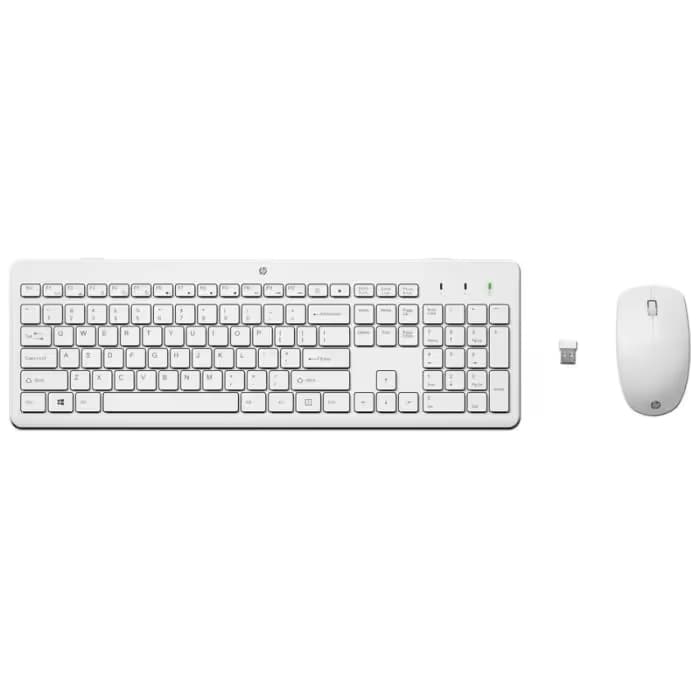 Ensemble Clavier & Souris sans Fil HP 230 Combo - Blanc 1