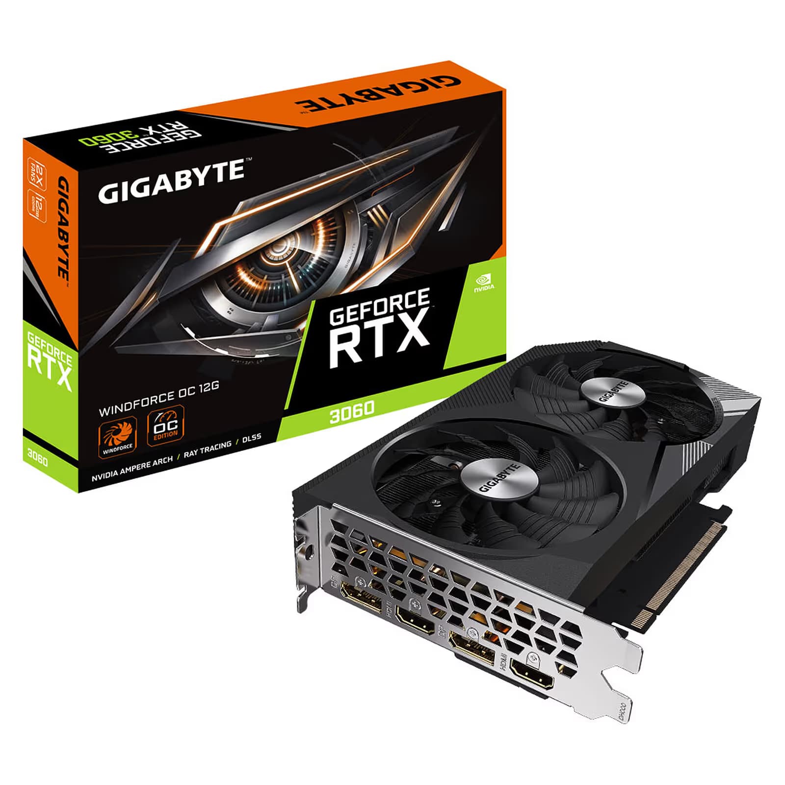 Carte Graphique Gigabyte GeForce RTX 3060 WF2OC-12GD 2.0 5