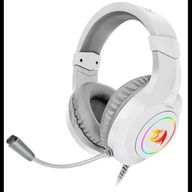 Micro Casque Gamer Redragon HYLAS H260 RGB - Blanc 1