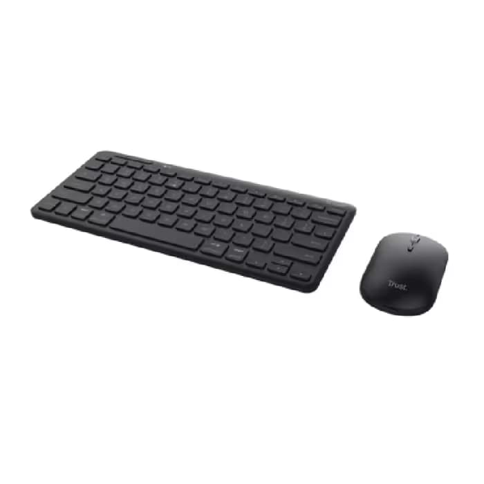 Ensemble de Souris & Clavier Gamer sans Fil Trust Lyra Rechargeable - Noir 2
