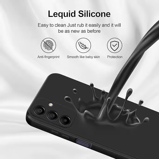 Coque En Silicone Pour Smartphone SAMSUNG Galaxy A15 - Noir 2