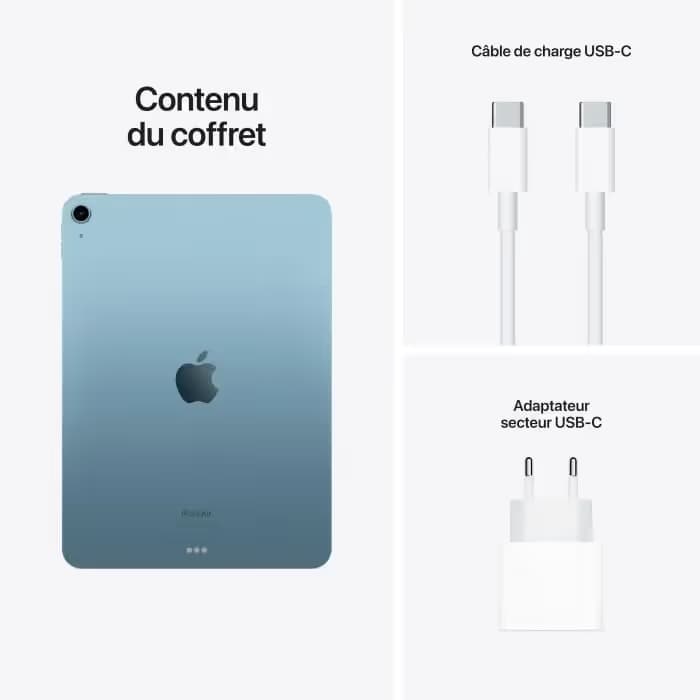 Apple - iPad Air 5Gén - 10,9" - WiFi - 256 Go - Bleu 4