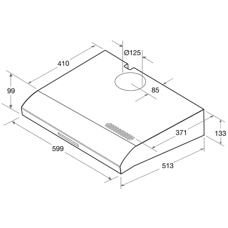Hotte Casquette ARISTON SL161LIX 60cm - Inox 2
