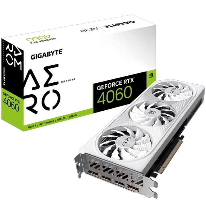 Carte Graphique Gigabyte GeForce RTX 4060 AERO OC-8GD G10 5