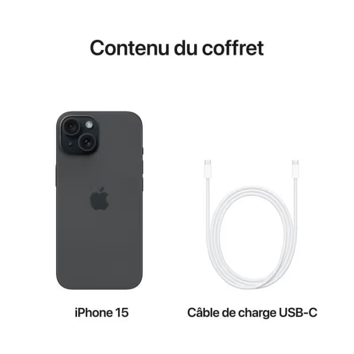 iPhone 15 128Go - Noir 4