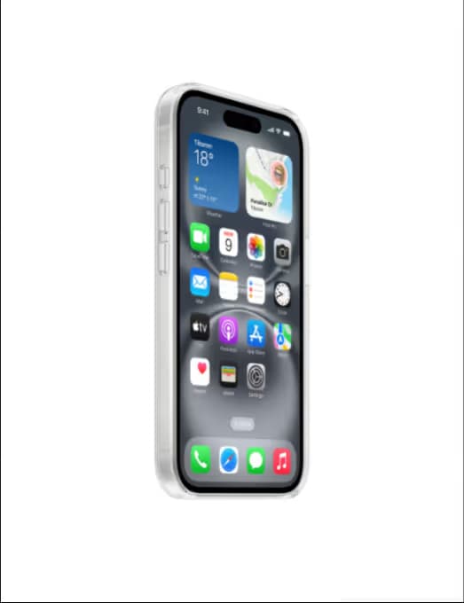 Coque Magsafe pour iPhone 16 Plus 6,7" transparente 2