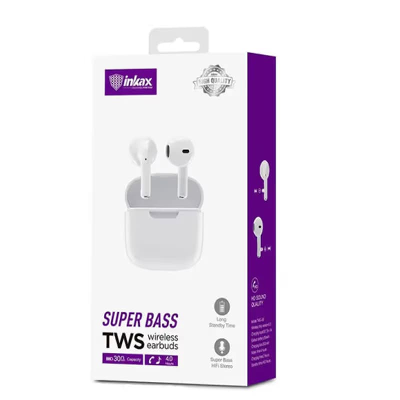 Écouteurs Sans Fil INKAX TWS-08 - Blanc 2