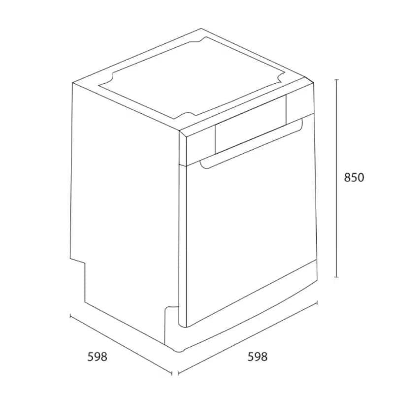 Lave Vaisselle FOCUS 13 Couverts F503X - Inox 2