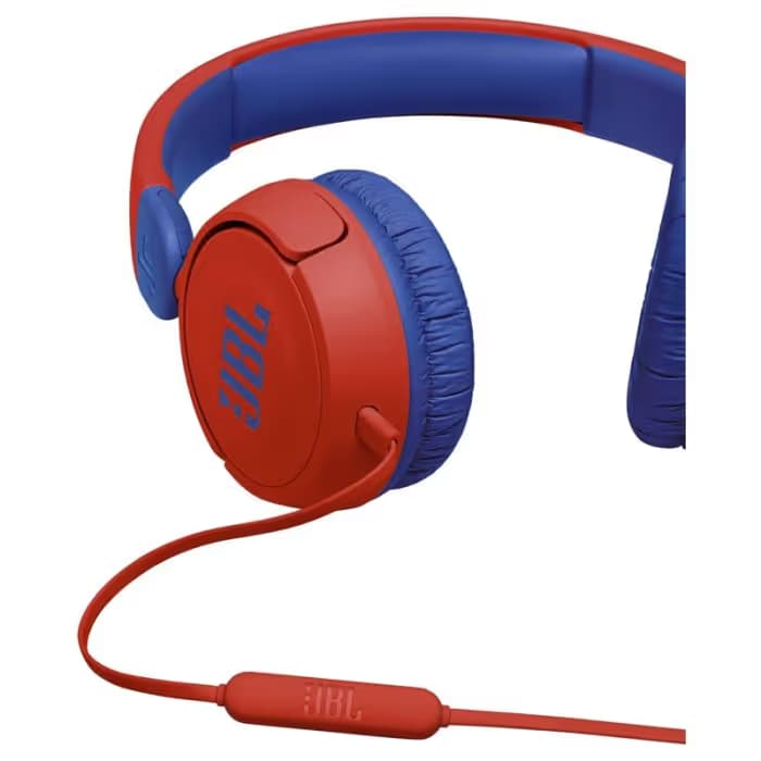 Casque Filaire JBL JR 310 pour Enfant - Bleu & Rouge 3