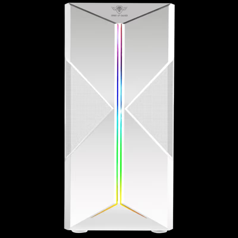 Boitier Gamer Spirit of Gamer Clone III ATX/LEC/ARGB+120MM -Blanc 1