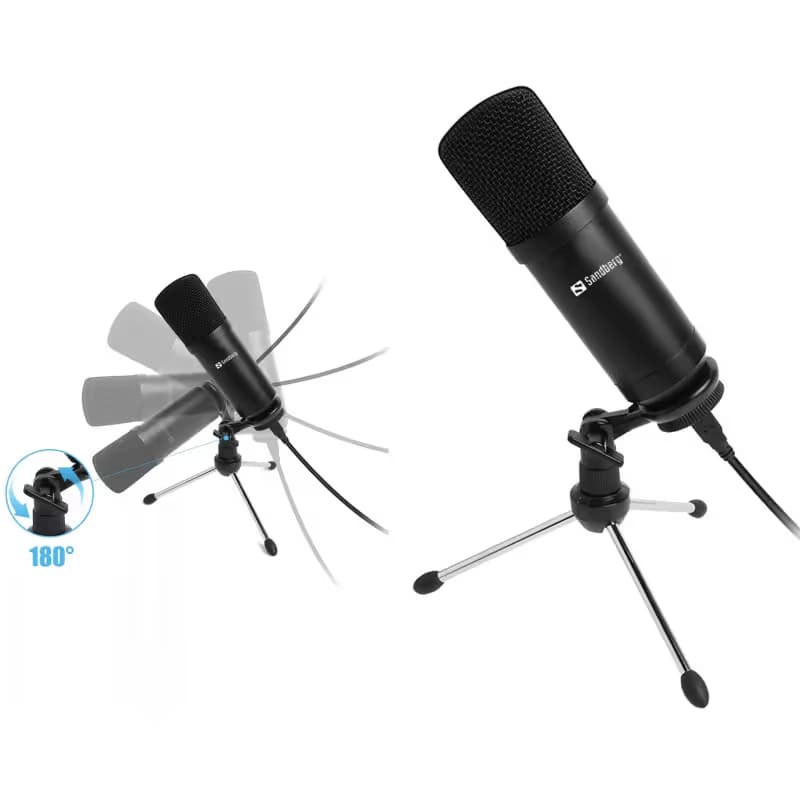 Microphone Sandberg Streamer - Noir 1