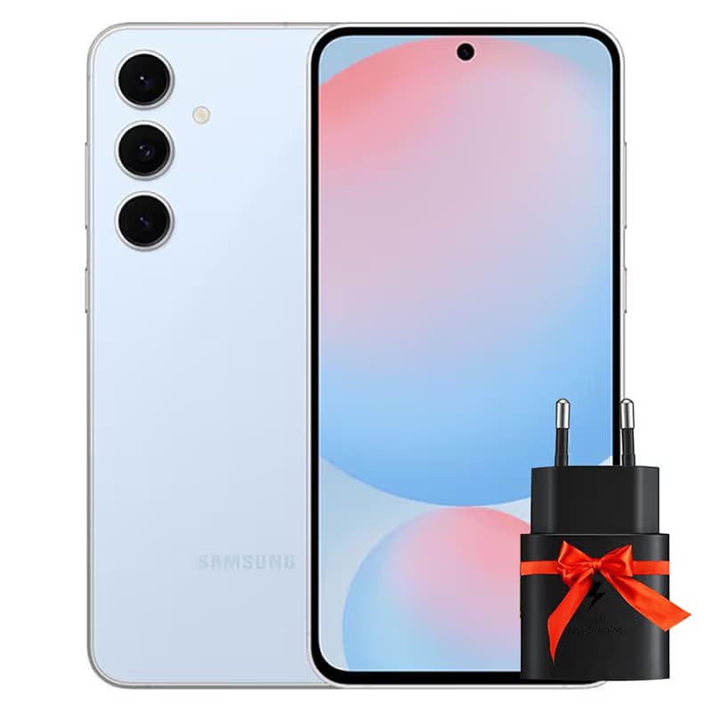 Samsung Galaxy S24 FE 5G 8GO 256GO - Bleu + Chargeur Gratuit 25W 3