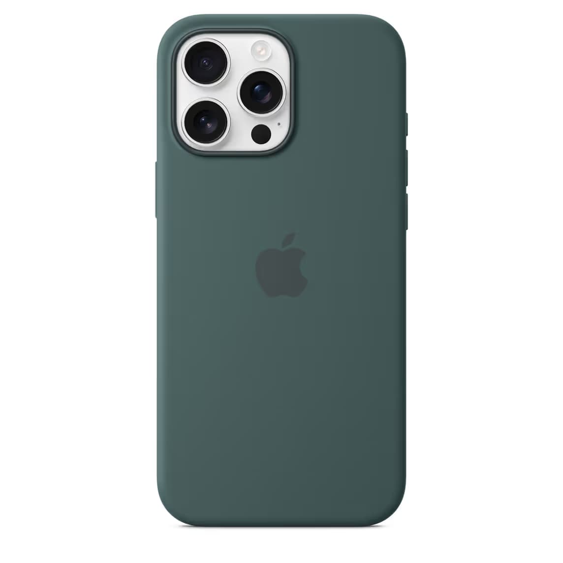 Coque en Silicone MagSafe pour iPhone 16 Pro - Vert nuit 1