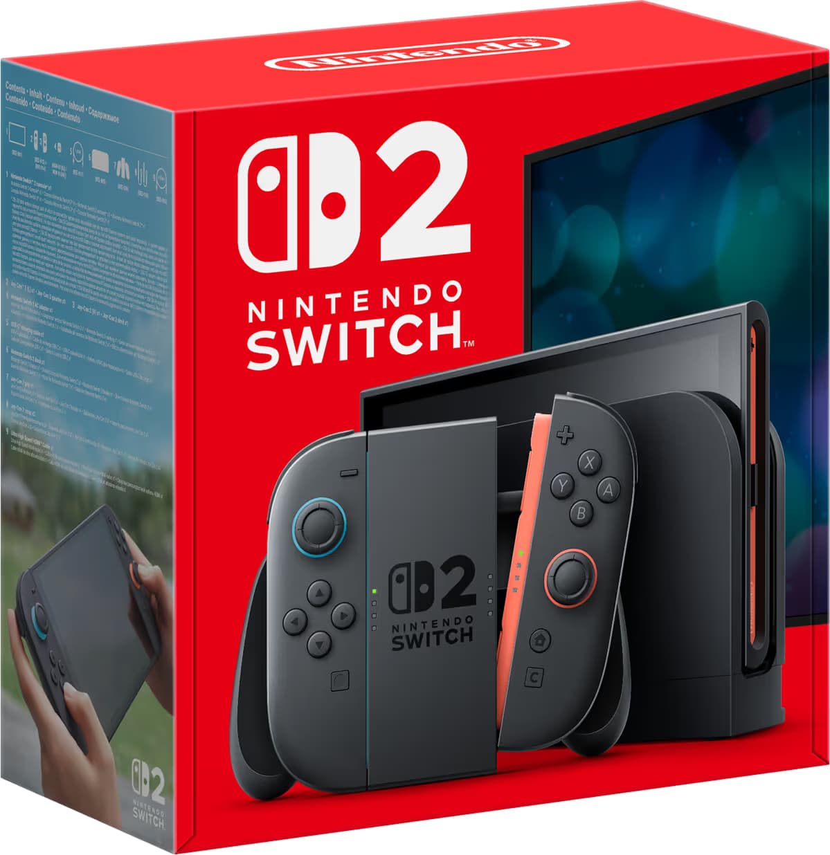 Console Nintendo Switch OLED 2 - Bleu Clair & Rouge Clair 1