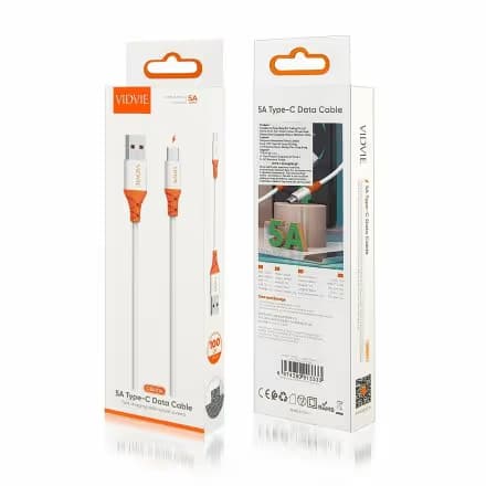 Câble de Chargeur VIDVIE CB4014 5A Type-C 4