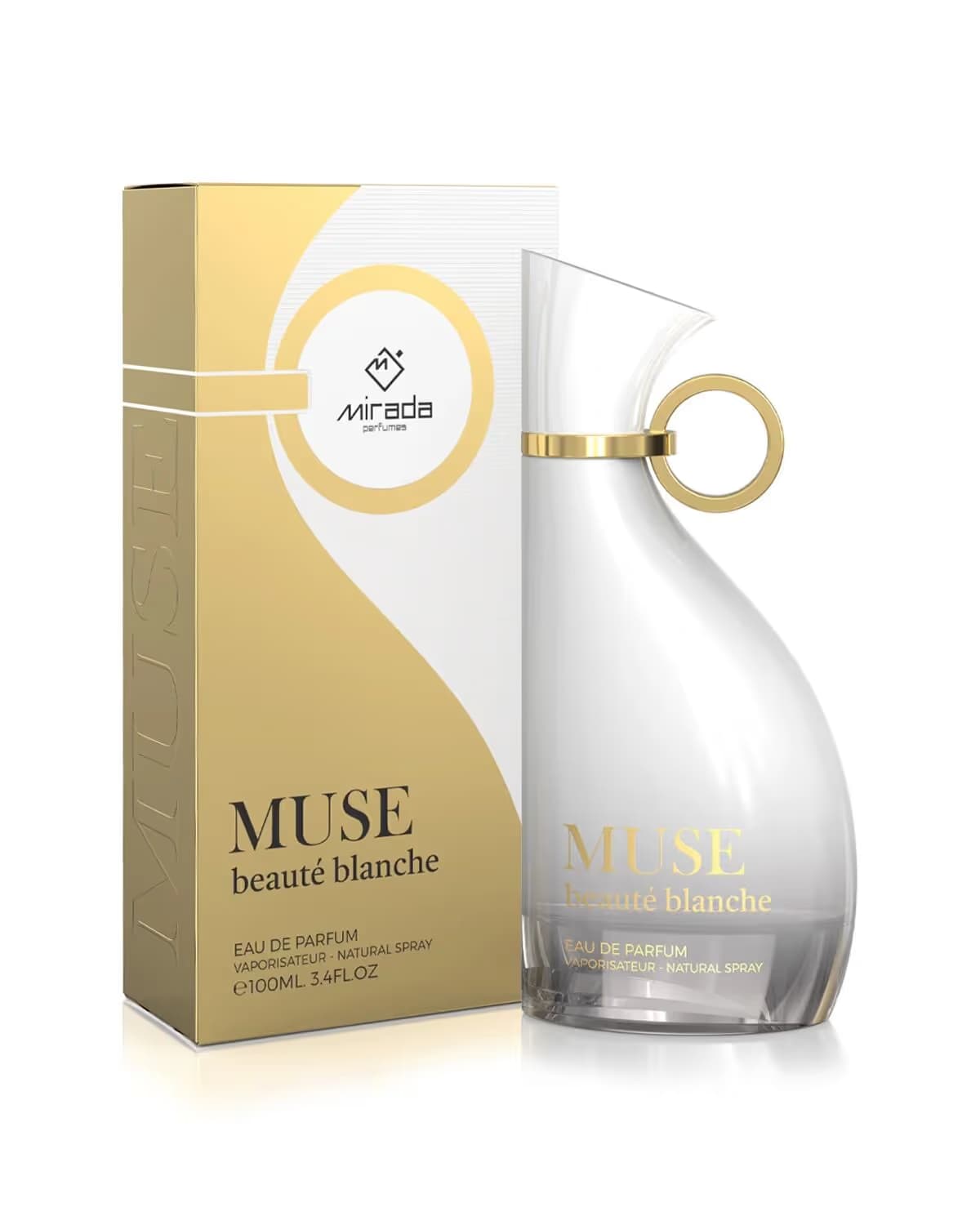 Muse Beauté Blanche de Mirada Eau De Parfum Pour Femme - 85ML  1