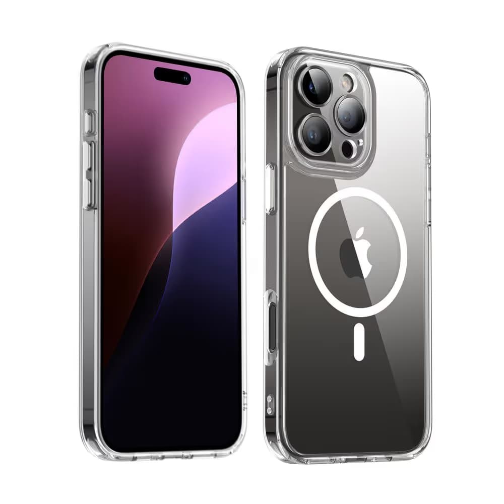 Coque en Silicone MagSafe Tadamall pour iPhone 16 Pro Max - Transparent 1