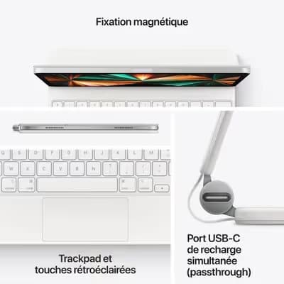 Magic Keyboard pour iPad Pro 12,9 pouces (5ᵉ génération) - Français - Noir 3