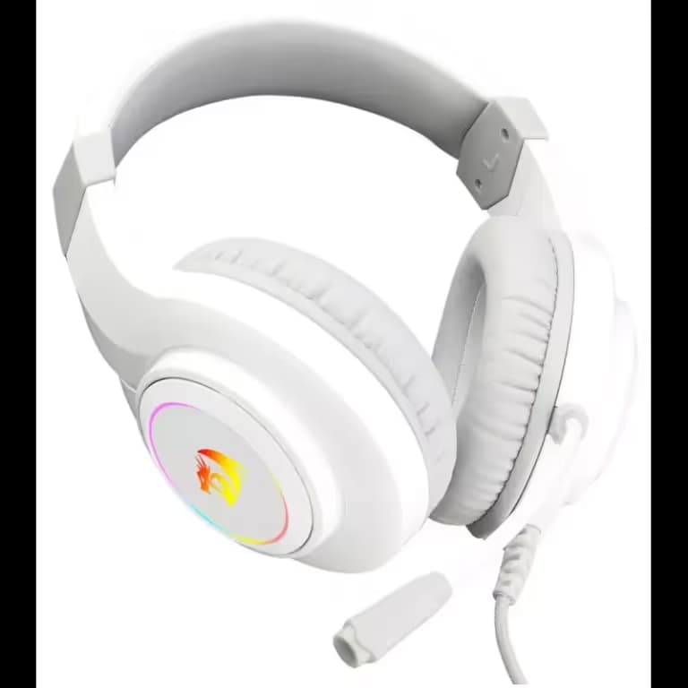 Micro Casque Gamer Redragon HYLAS H260 RGB - Blanc 2