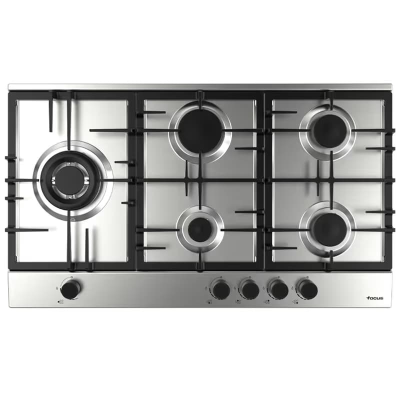 Plaque de Cuisson Encastrable FOCUS F40789XS 5Feux 90cm - Inox